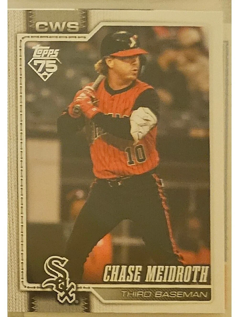 Chase Meidroth - 2026 Topps 75th Anniversary #581 Chicago White Sox